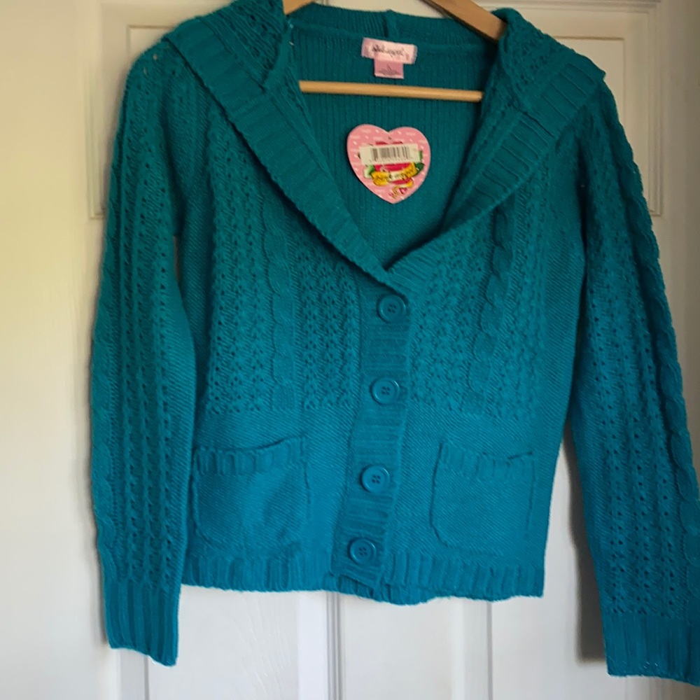 NWT cable knit cardigan